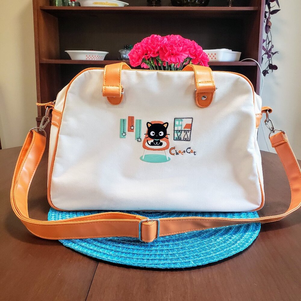Vintage 2004 Chococat Weekender/Tote/Travel Bag